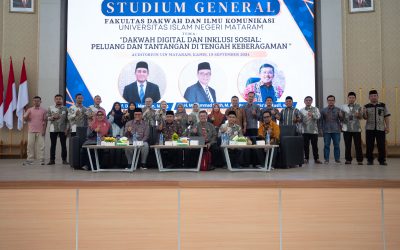 Usung tema Dakwah Digital dan Inklusi Sosial, Studium General FDIK sukses digelar