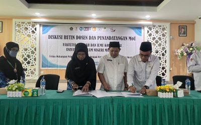 Penandatanganan MoU Fakultas Dakwah dan Ilmu Komunikasi (FDIK) Universitas Islam Negeri (UIN) Mataram Bersama Rumah Sakit Jiwa Mutiara Sukma (RSJMS) Prov. NTB.